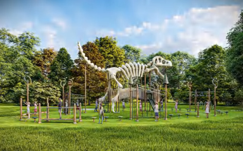 Välimänguväljak Dinosauruse teema HP-A2603